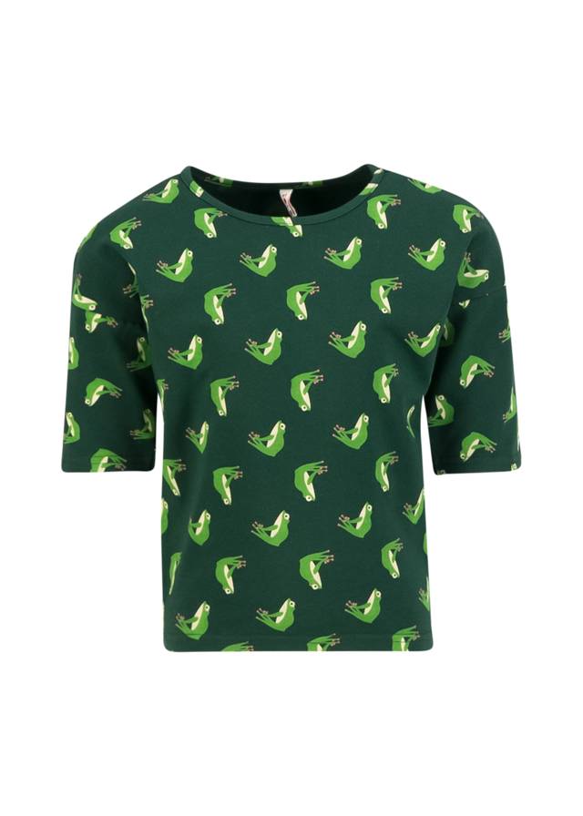 Kinder-shirt Ode To Amelie Grün von blutsgeschwister