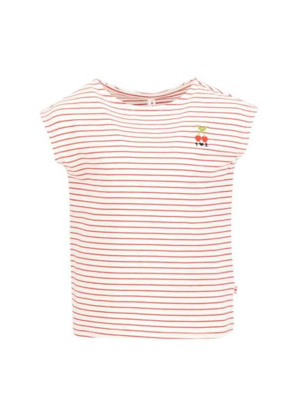 Kinder-shirt Ringelreih Mit Stickerei Weiß von blutsgeschwister