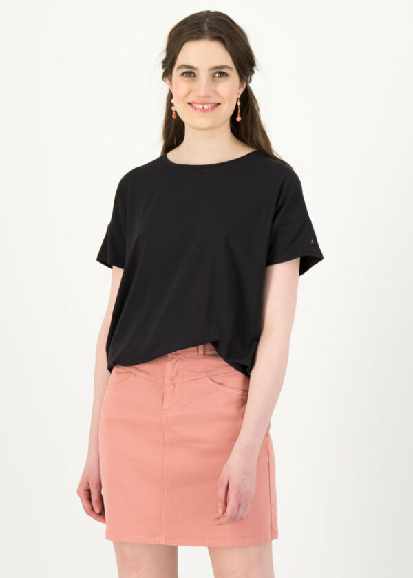 Logo High Waist Skirt Rosa von blutsgeschwister