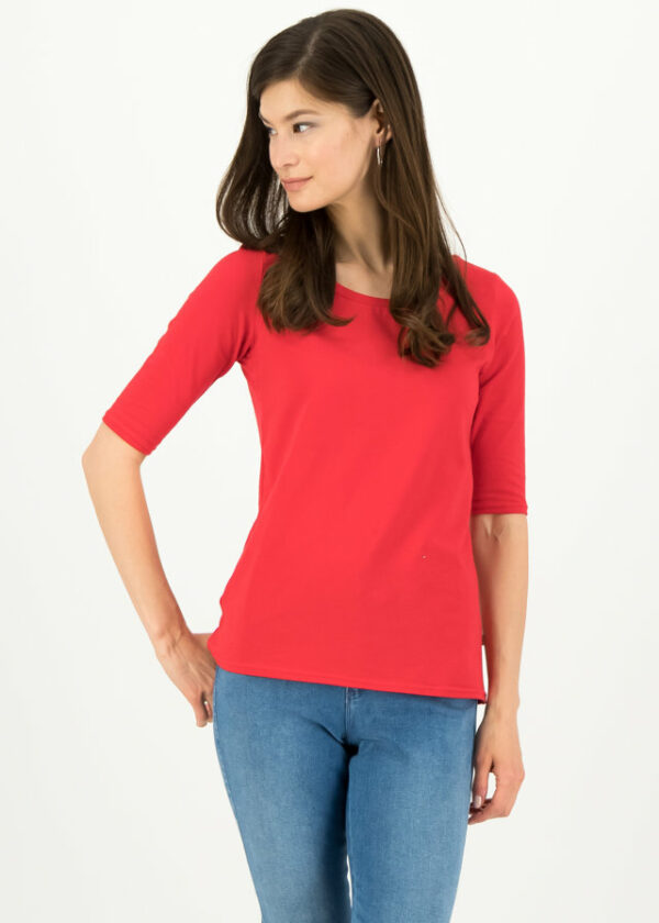 Logo Shirt Legere Rot von blutsgeschwister