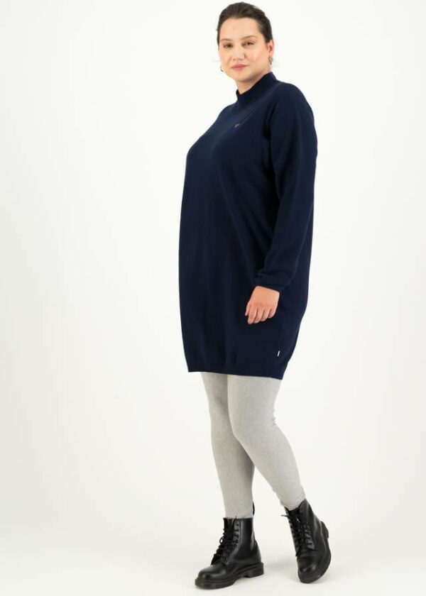 Oversize-kleid Straight N Easy Turtle Blau von blutsgeschwister