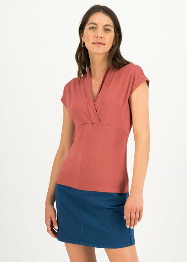 Shirt Mon Cher Cache-cœur Braun von blutsgeschwister