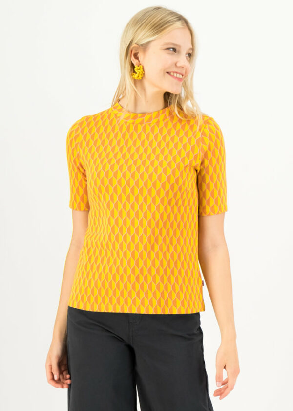 Shirt Tiny Sixties Crew Gelb von blutsgeschwister