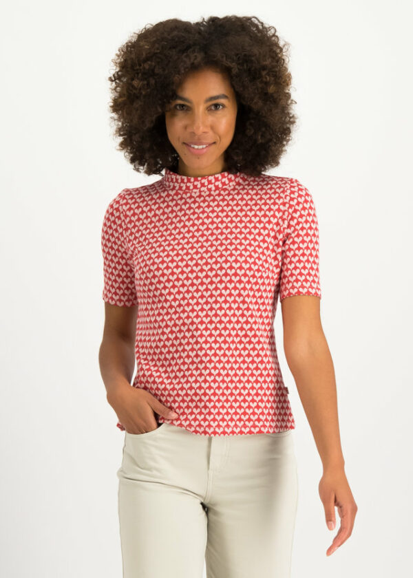 Shirt Tiny Sixties Crew Rot von blutsgeschwister