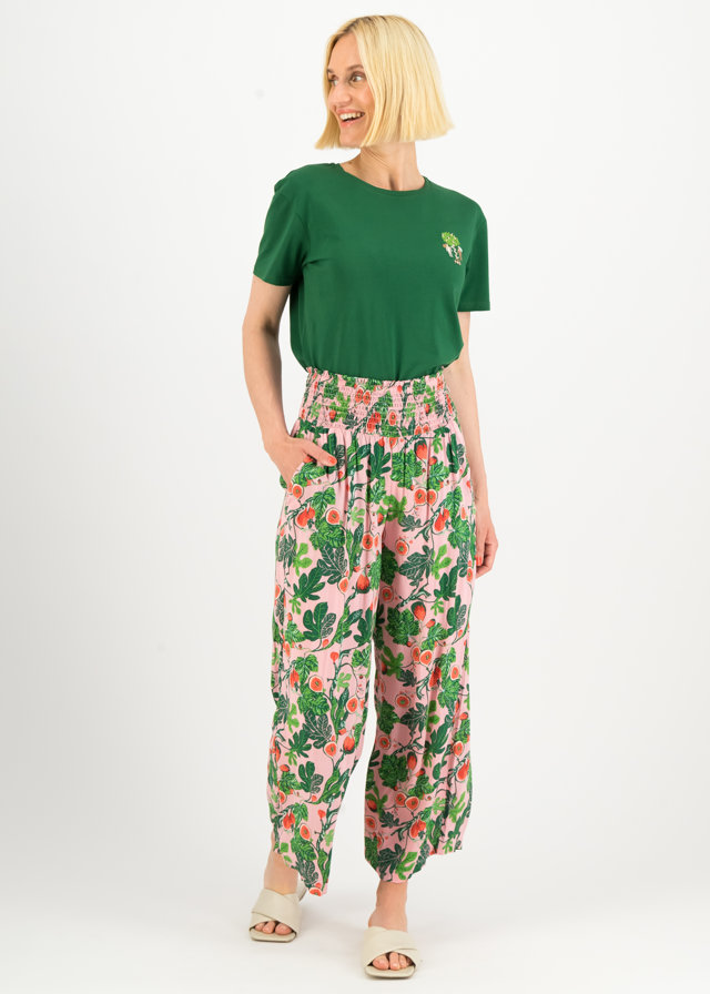 Sommerhose Lady Flatterby Cropped Rosa von blutsgeschwister