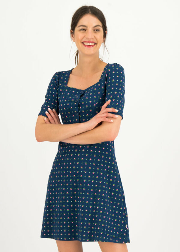 Sommerkleid Hip To Be Square Blau von blutsgeschwister