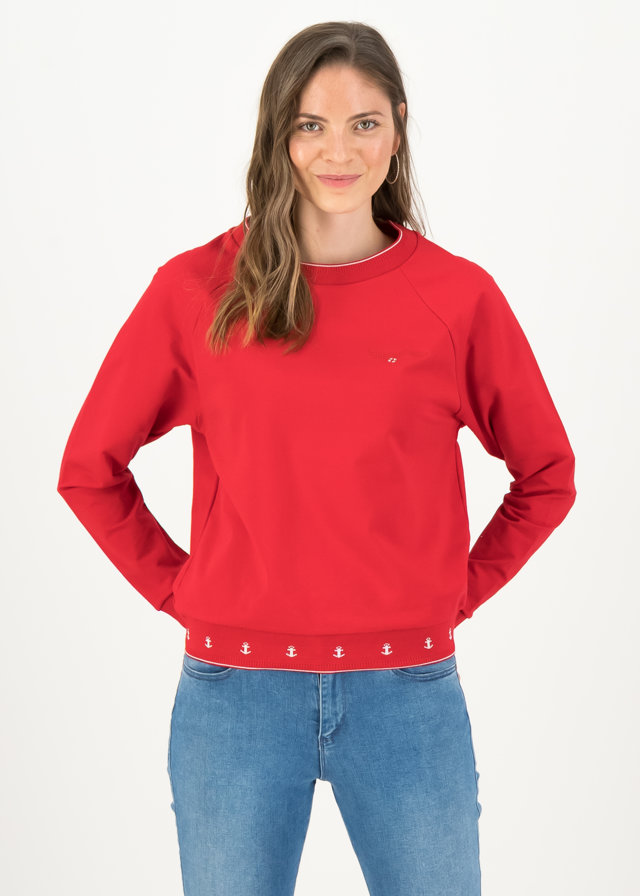 Sweatshirt Fresh 'n' Fruity Rot von blutsgeschwister