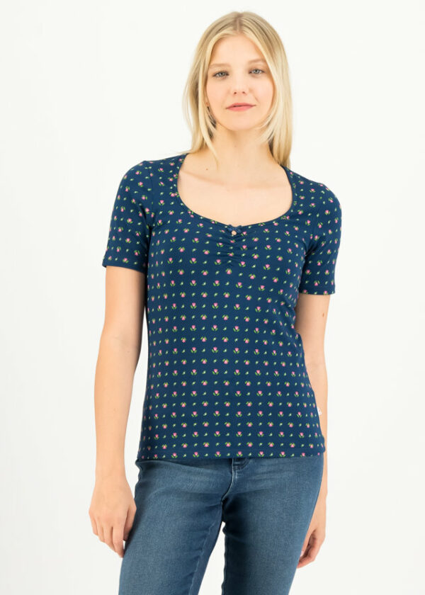 T-shirt Balconnet Féminin Blau von blutsgeschwister