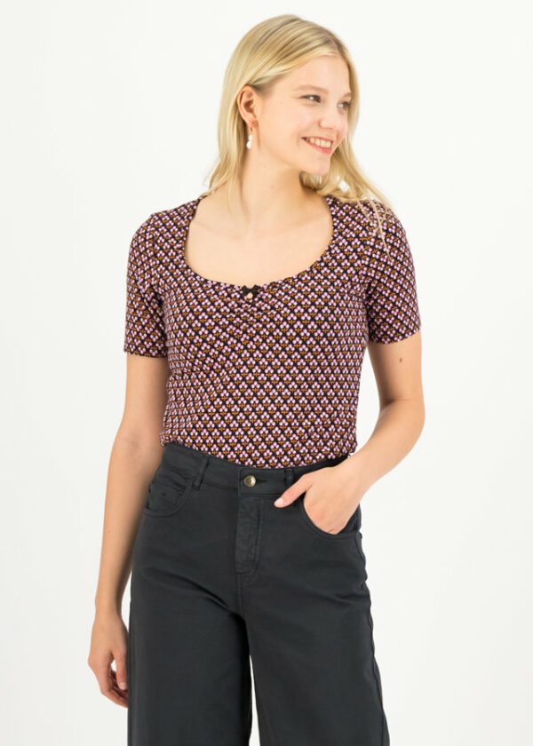 T-shirt Balconnet Féminin Schwarz von blutsgeschwister