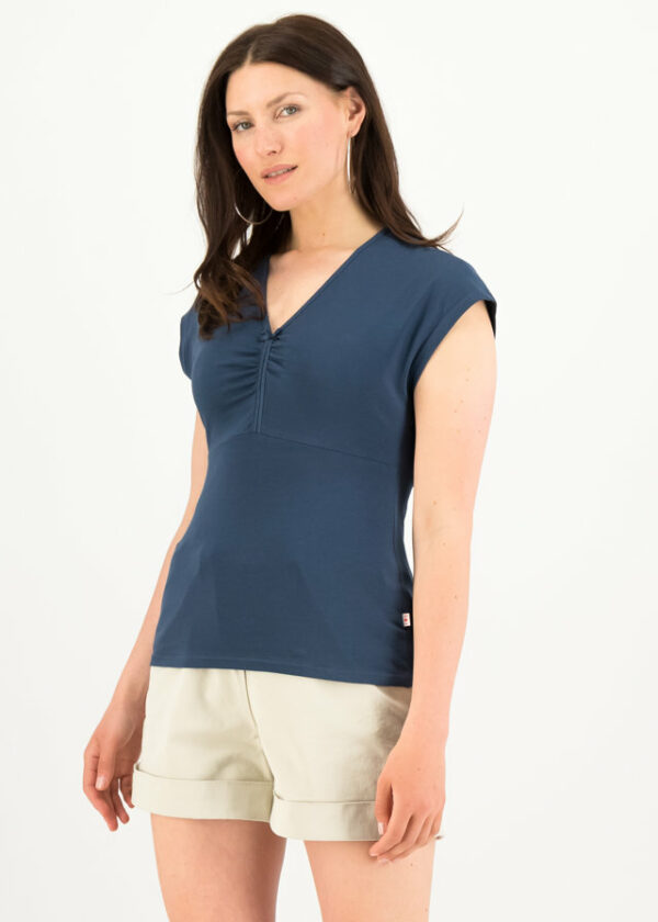 T-shirt D’un Cœur Leger Blau von blutsgeschwister