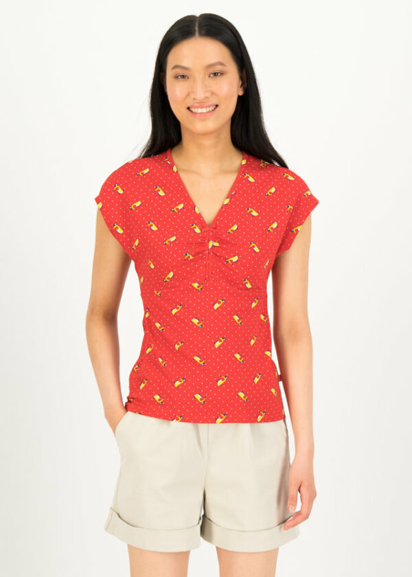 T-shirt D’un Cœur Leger Rot von blutsgeschwister