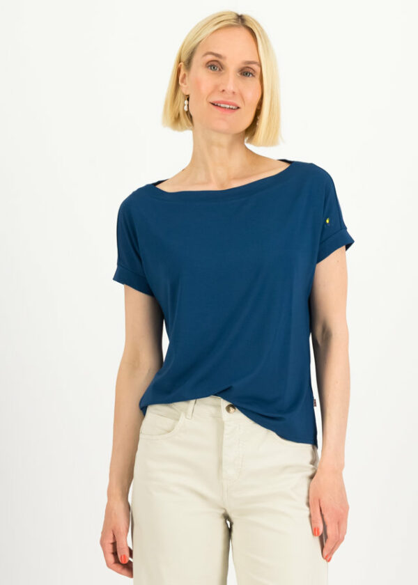 T-shirt Flowgirl Blau von blutsgeschwister