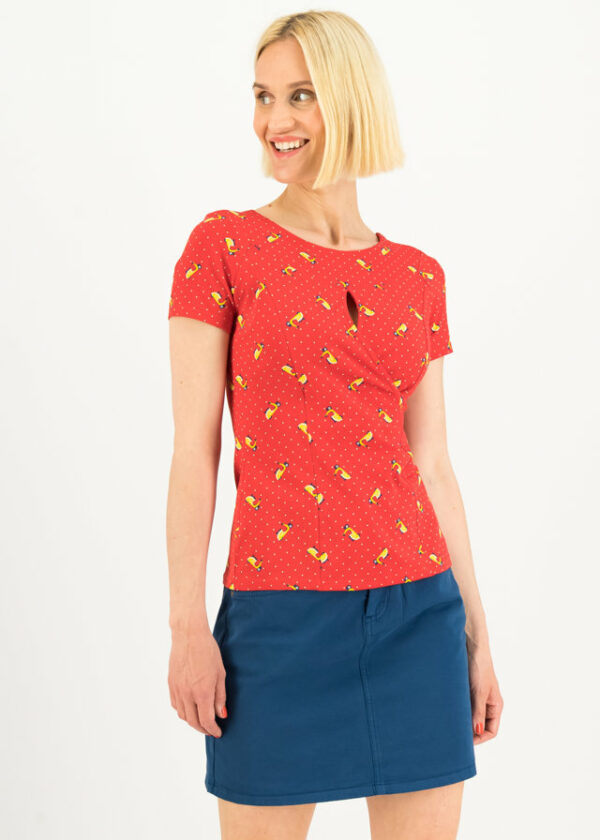 T-shirt Fly Away With Me Rot von blutsgeschwister
