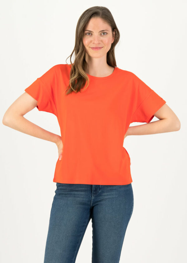 T-shirt Logo Flowgirl Tee Rot von blutsgeschwister