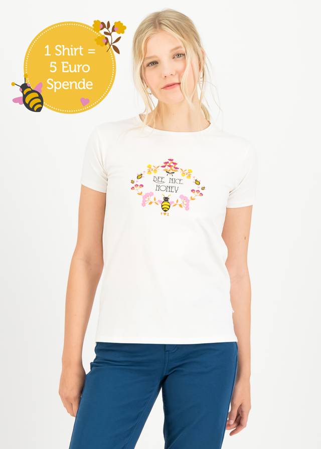 T-shirt Save The Bees Weiß von blutsgeschwister