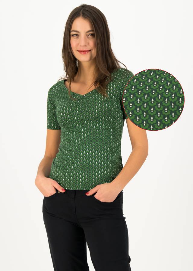 T-shirt Savoir-vivre Grün von blutsgeschwister