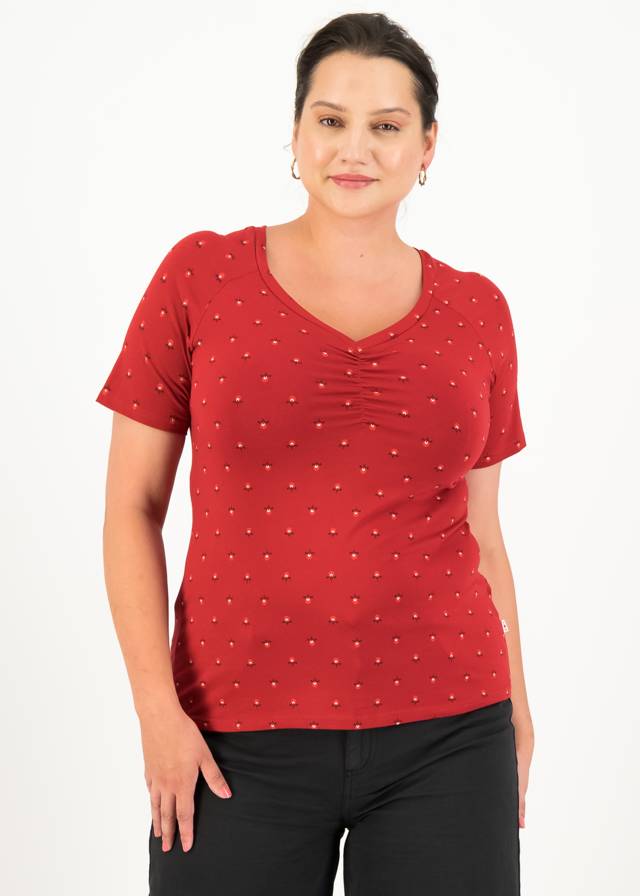 T-shirt Savoir-vivre Rot von blutsgeschwister