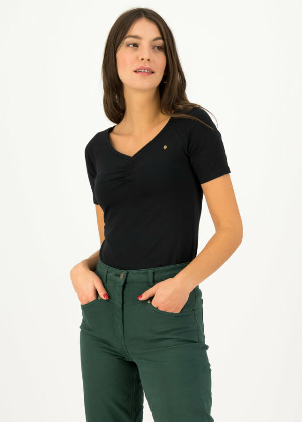 T-shirt Savoir-vivre Schwarz von blutsgeschwister