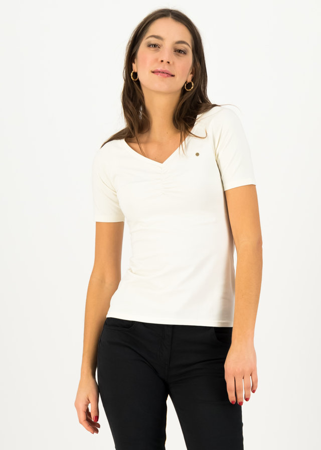 T-shirt Savoir-vivre Weiß von blutsgeschwister