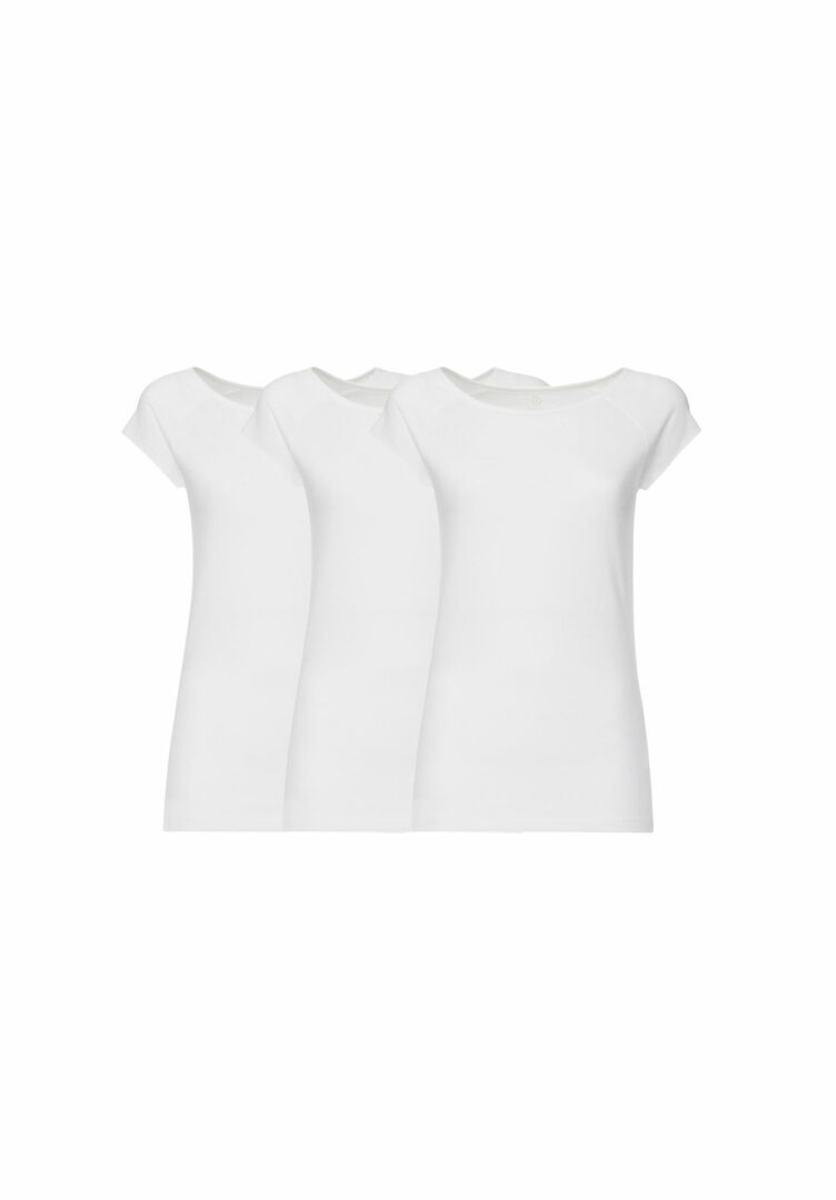 Damen T-Shirt Weiß 3er Pack  von ThokkThokk