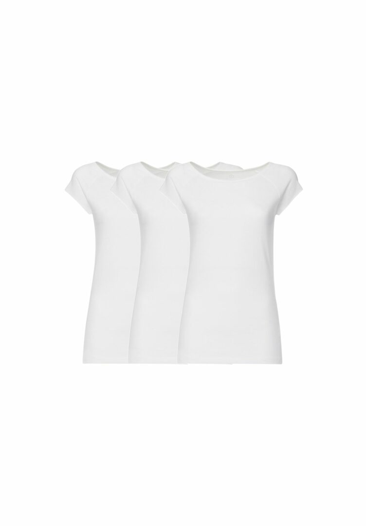 Damen T-Shirt Weiß 3er Pack  von ThokkThokk
