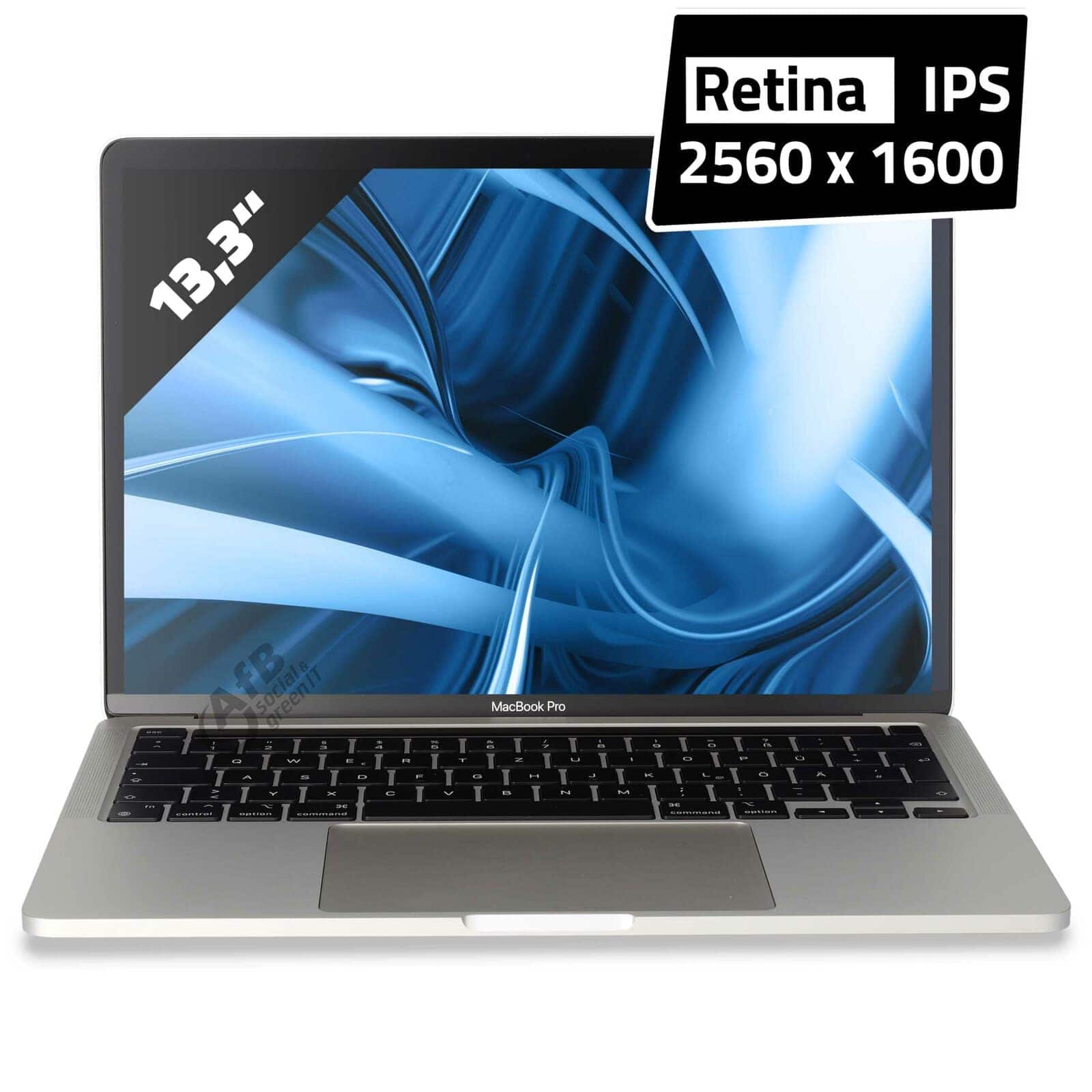 Apple MacBook Pro 13 (2020) 4x Thunderbolt - Refurbished von AfB – Social & Green IT
