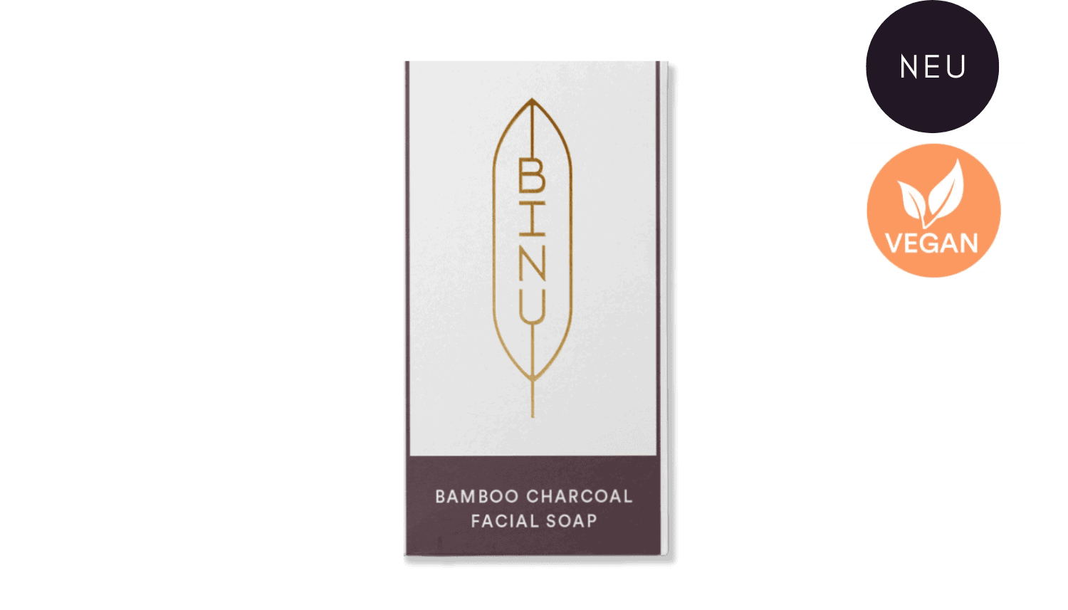 Bamboo Charcoal Facial Soap - Mini von Binu