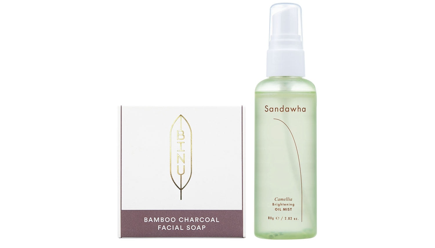 Moisture Set - Mit Bamboo Charcoal Facial Soap von Binu