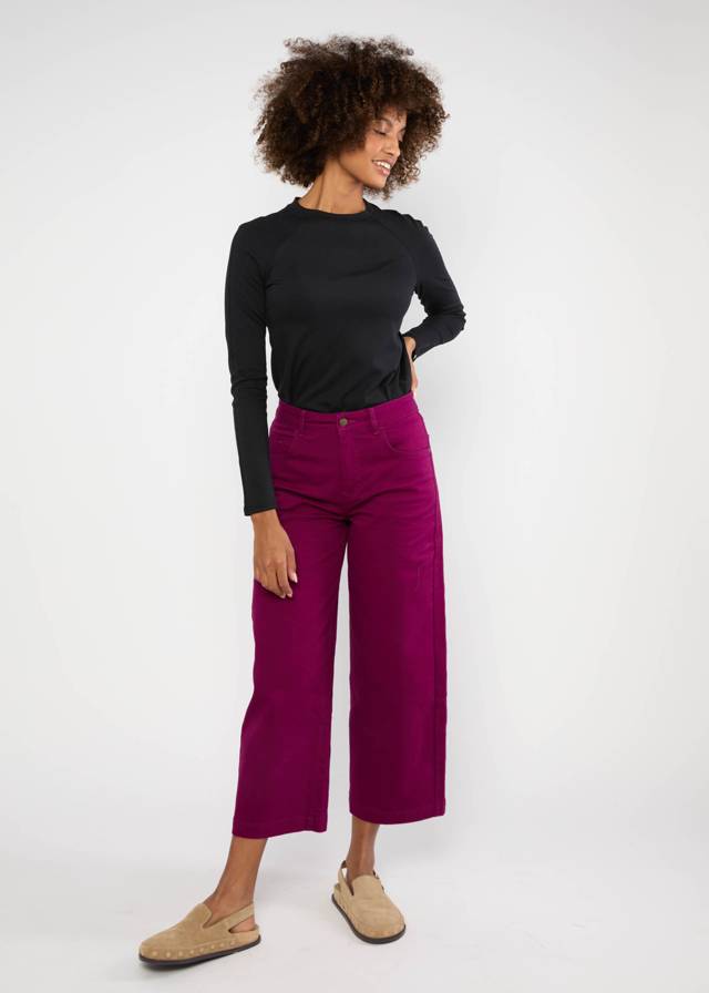 Culotte High Waist Culotte - My Opulent Purple von Blutsgeschwister