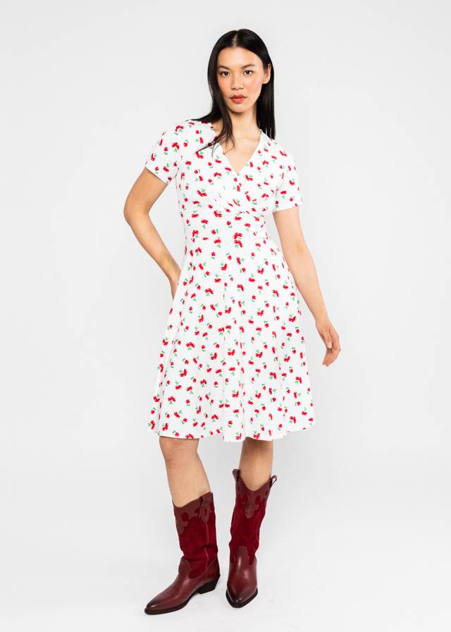 Freizeitkleid Shalala Tralala Spring - Cherry Print Memory von Blutsgeschwister