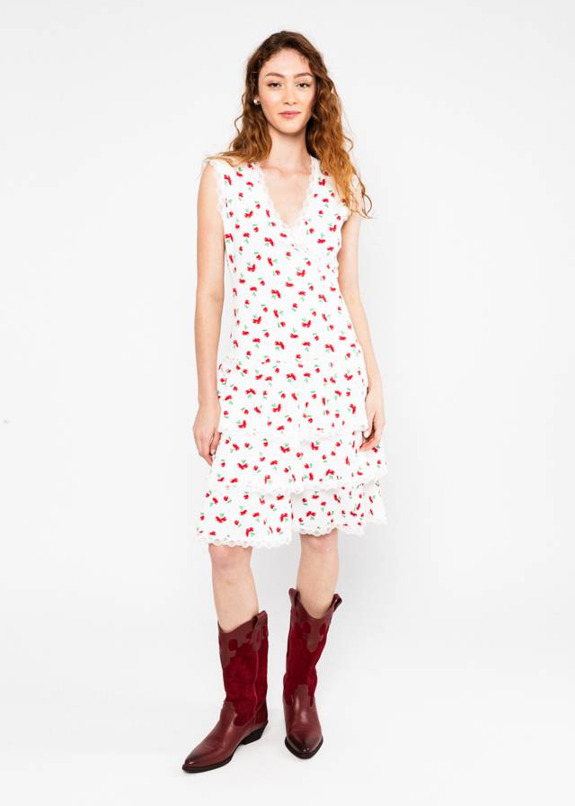 Jerseykleid You're my Heart - Cherry Print Memory von Blutsgeschwister
