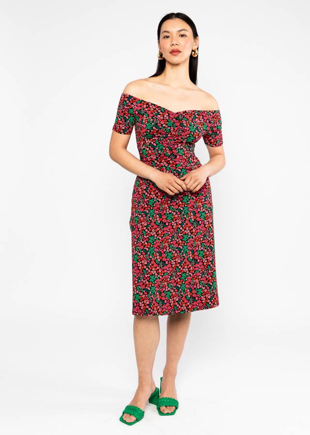 Midikleid La Vita è Bella - Tropical Meadow von Blutsgeschwister