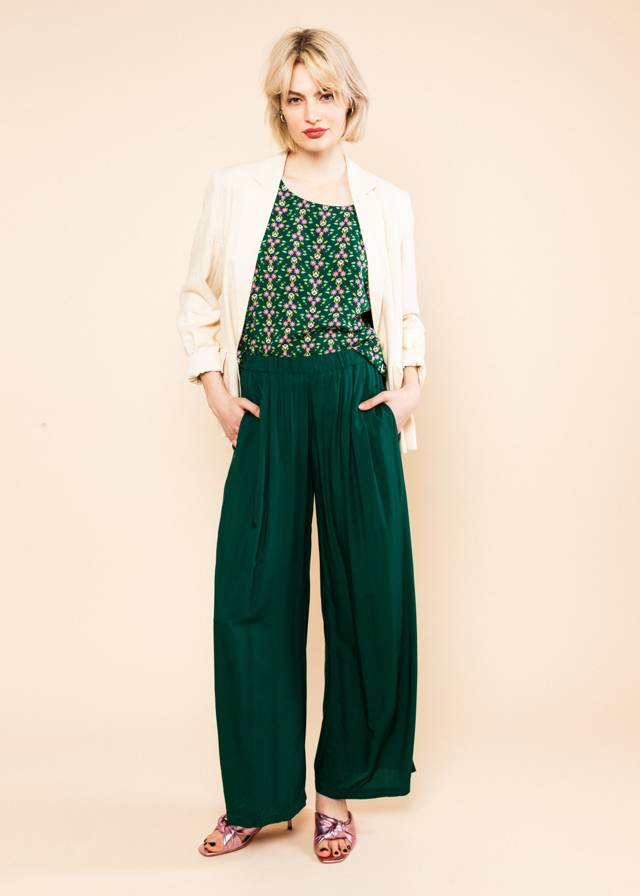 Sommerhose Breezy Palazzo - Green Holiday Feeling von Blutsgeschwister