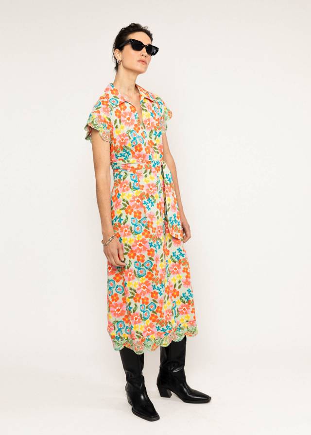 Sommerkleid Ritual Chic - Acrylic Flower von Blutsgeschwister