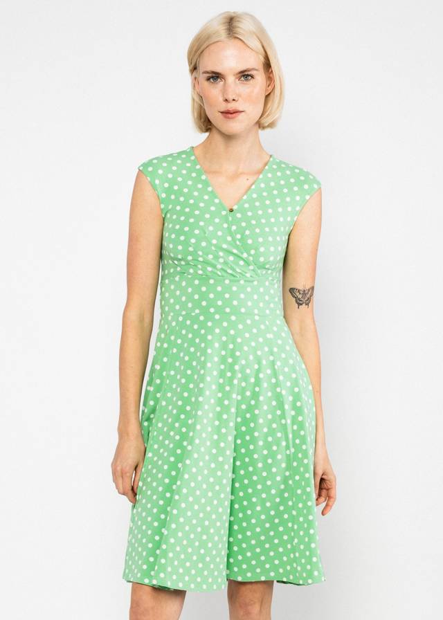 Sommerkleid Shalala Tralala in Love - Favourite Green Dot von Blutsgeschwister