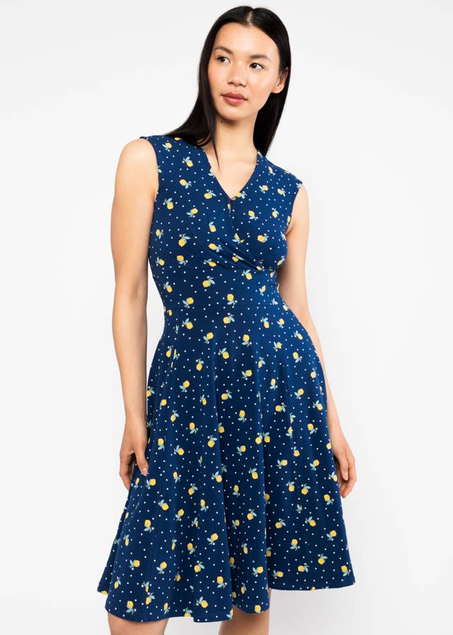 Sommerkleid Shalala Tralala in Love - Lemon Rain von Blutsgeschwister