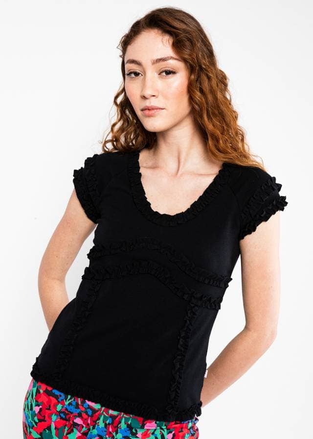 T-Shirt Tini - Black And Strong von Blutsgeschwister
