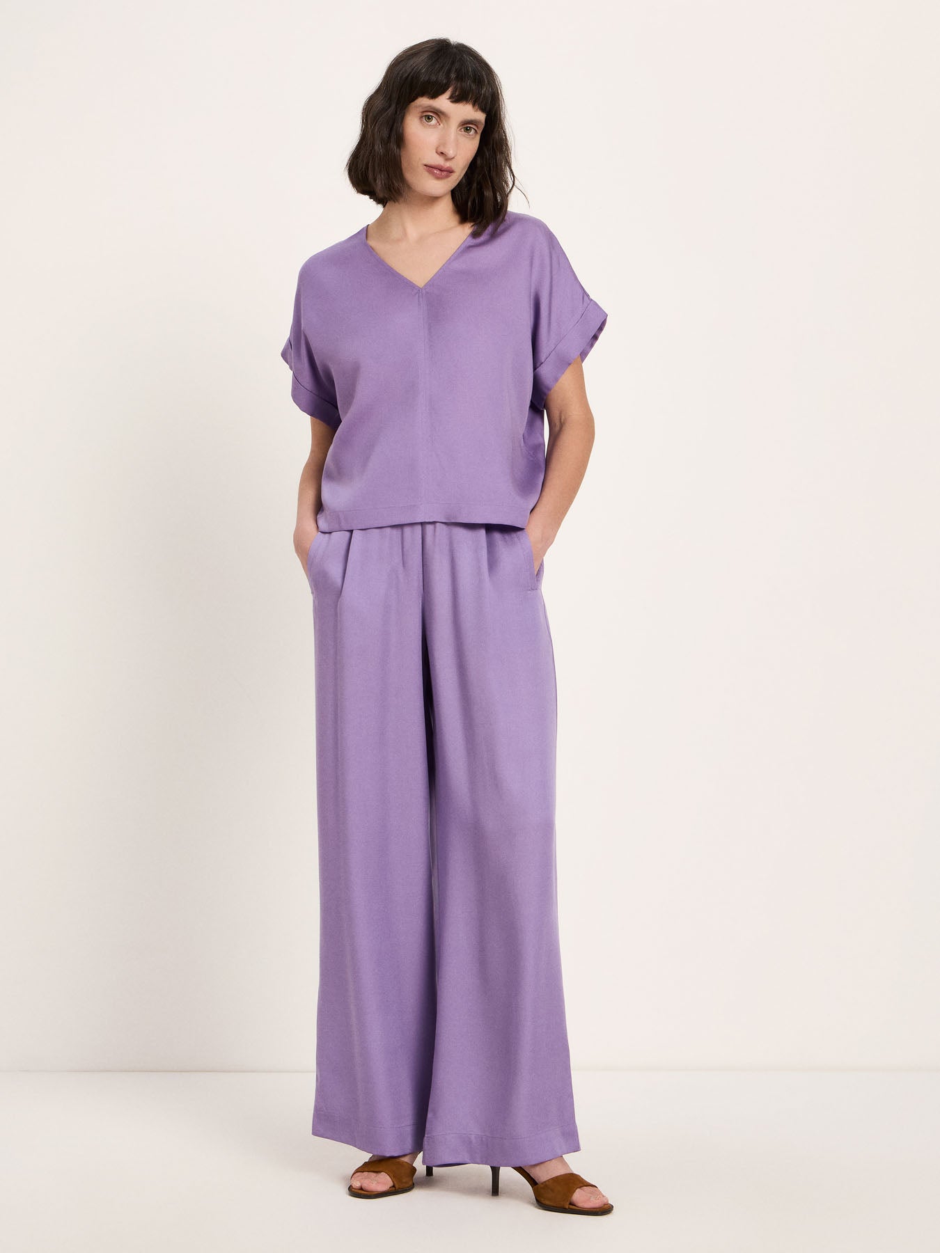 Blusenshirt - Purple Haze von Lanius