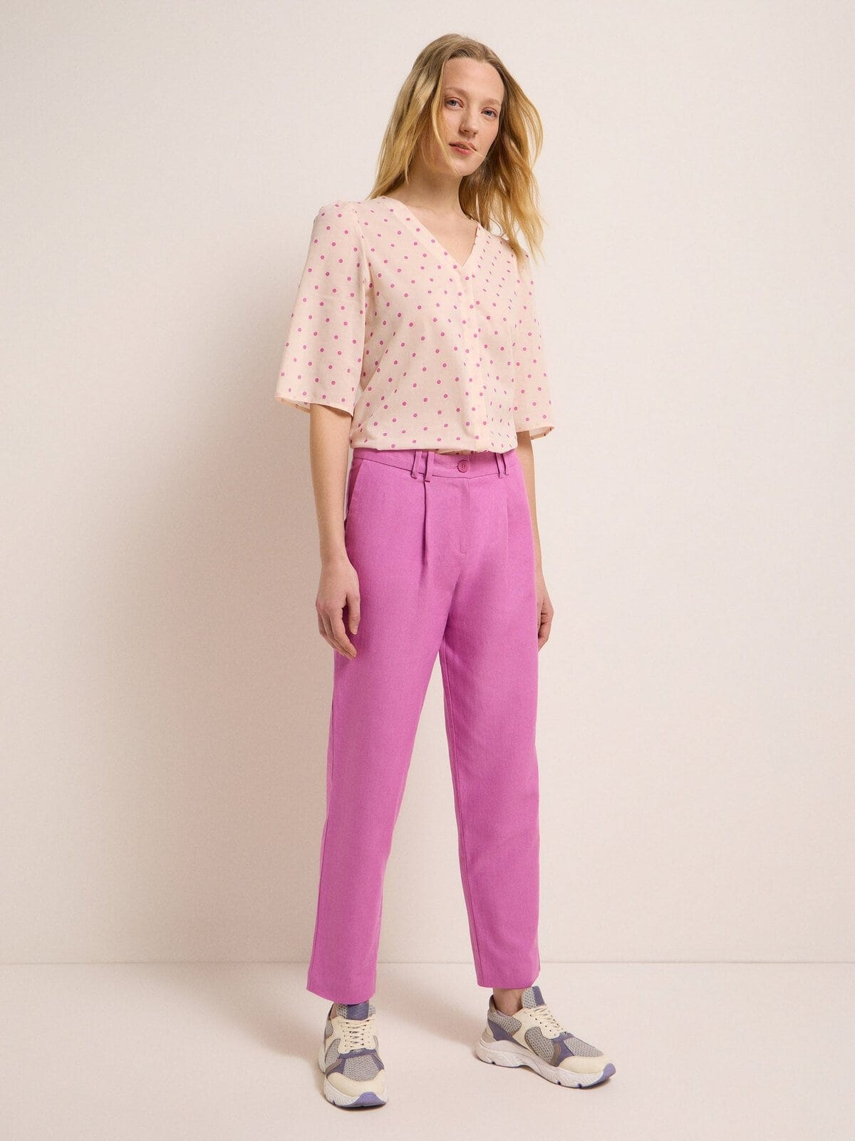 Hose mit Bundfalte - Bloom von Lanius