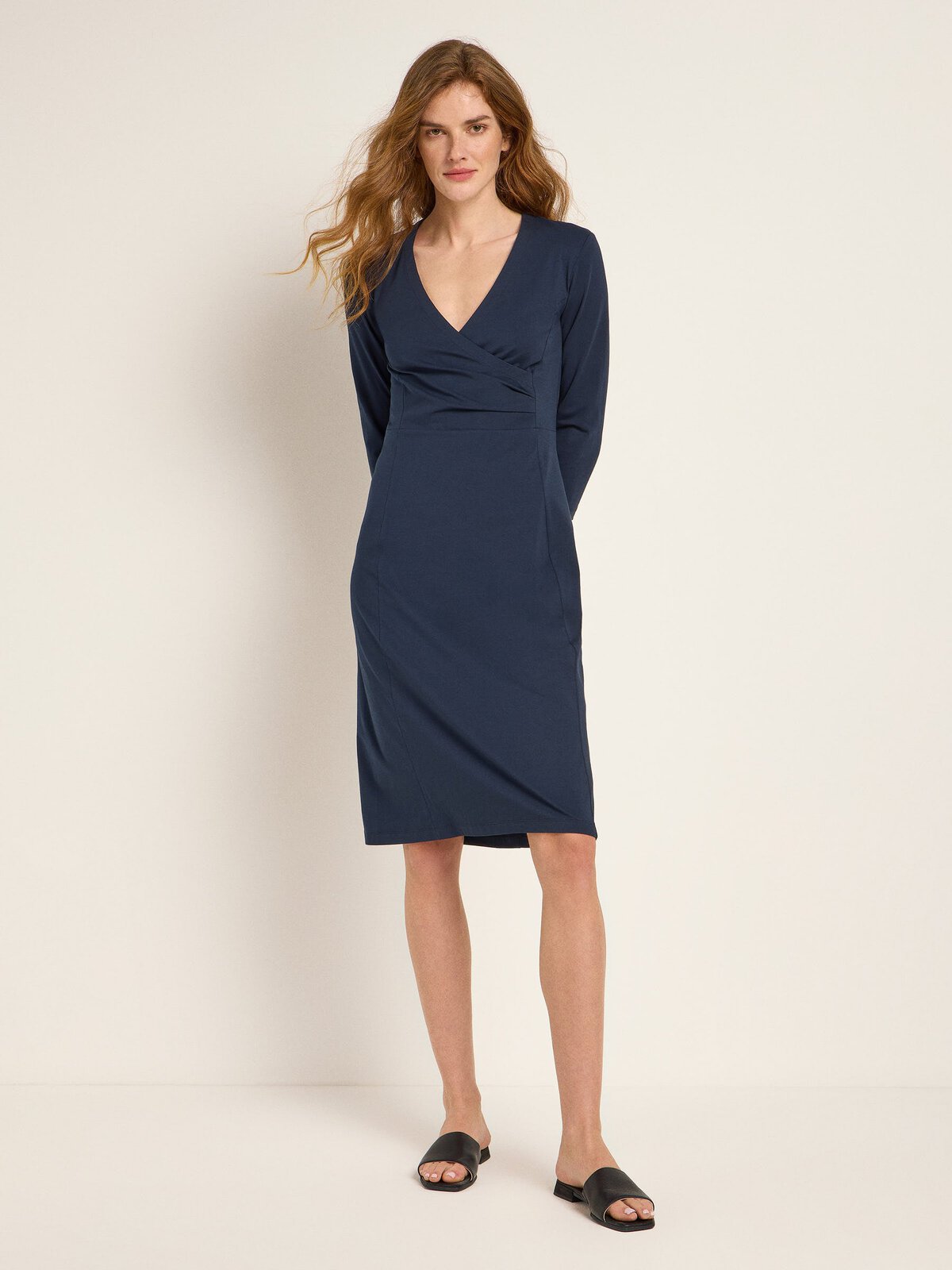Kleid in Wickelopik - Midnight von Lanius