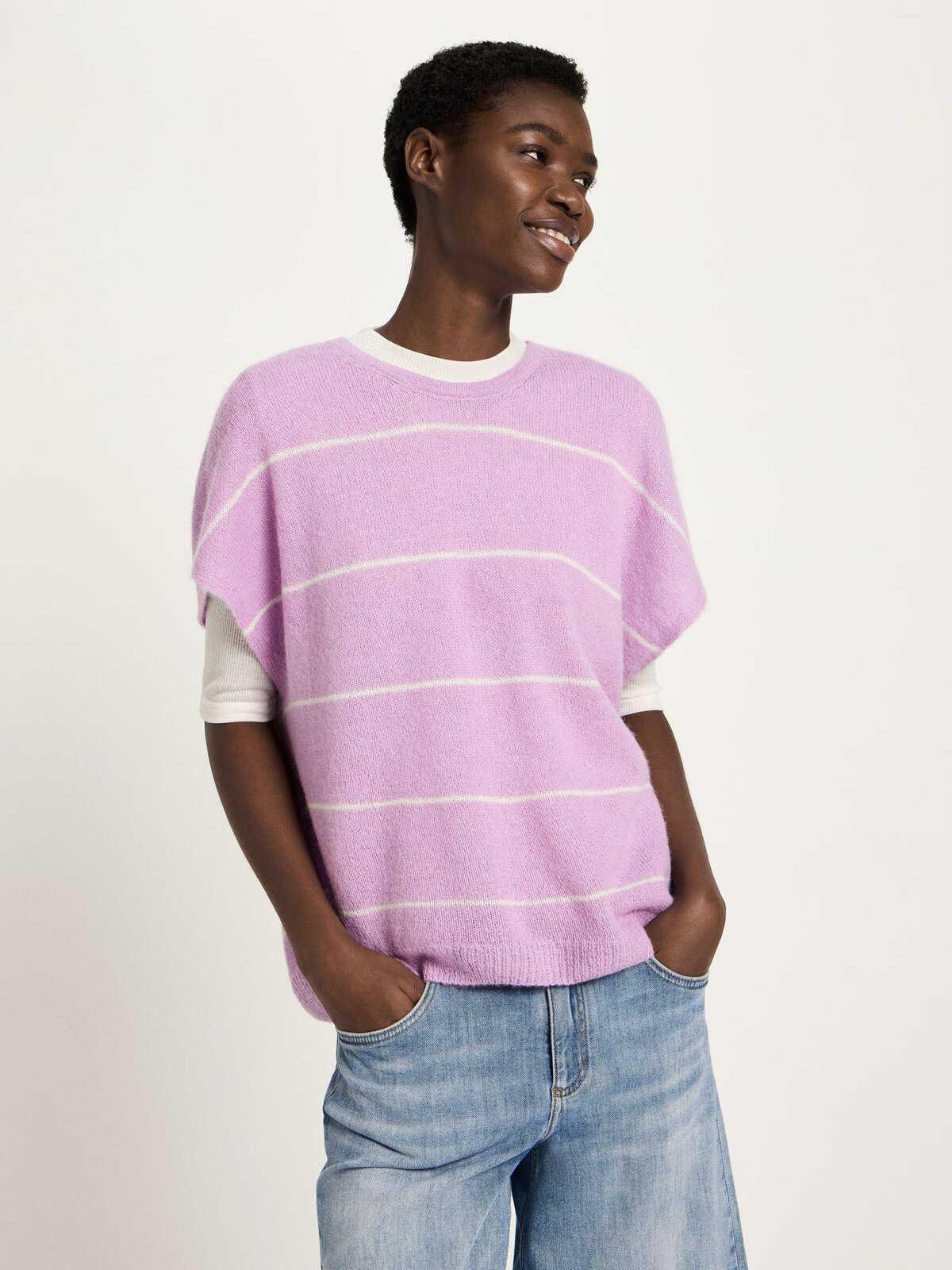 Pullunder - Verbena / Off White von Lanius