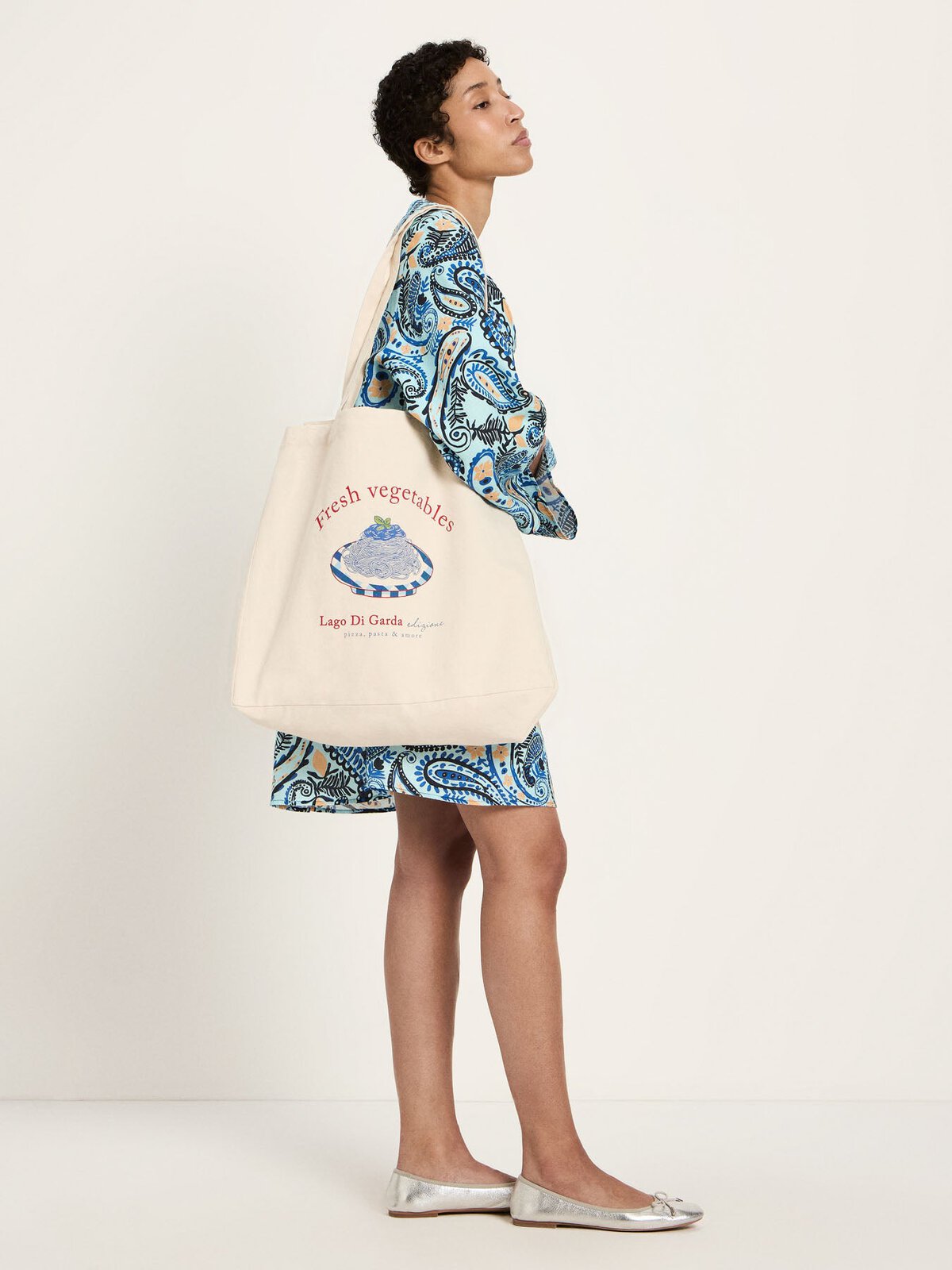 Tunika-Kleid (GOTS) - Print Paisley Mint von Lanius