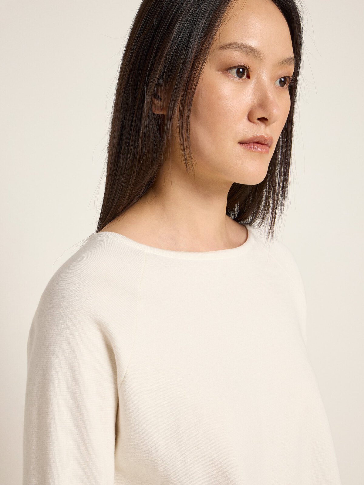 U-Boot Pullover (GOTS) - Off White von Lanius