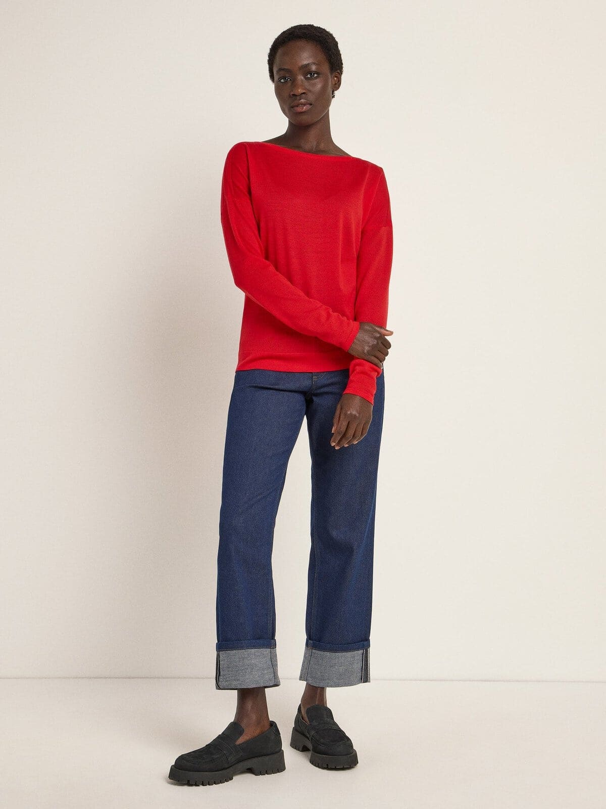 U-Boot Pullover (GOTS) - Red von Lanius