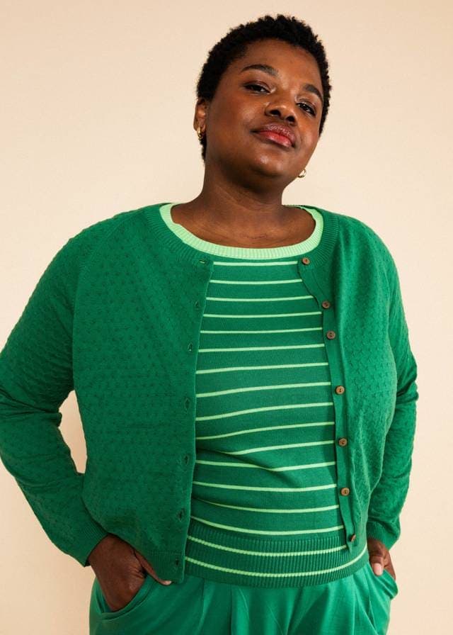 Cardigan Sweet Knit - Green Grapes Fruit von Blutsgeschwister