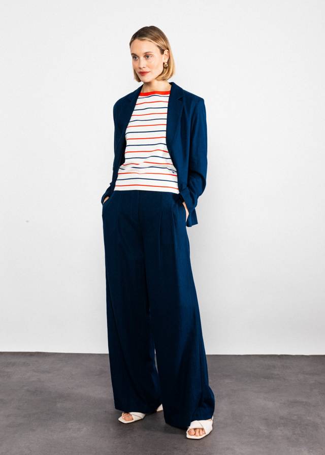 Marlenehose La légèreté de Marlène - Twilight Blue von Blutsgeschwister