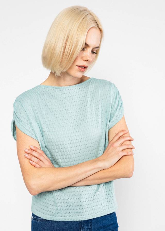 Shirt Filigree Strong and Easy - Cat's Paw Petrol von Blutsgeschwister