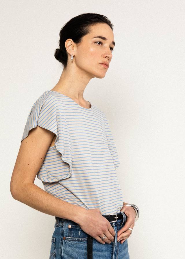 Streifenshirt Valance Marine - Delightful Blue Stripes von Blutsgeschwister
