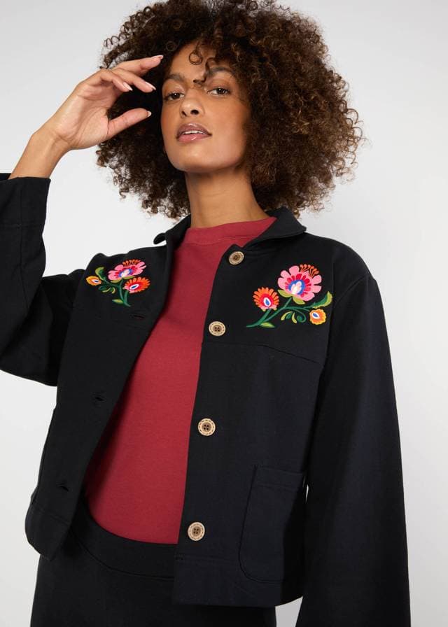 Sweatjacke Jacky's Jacket - Back To Black von Blutsgeschwister