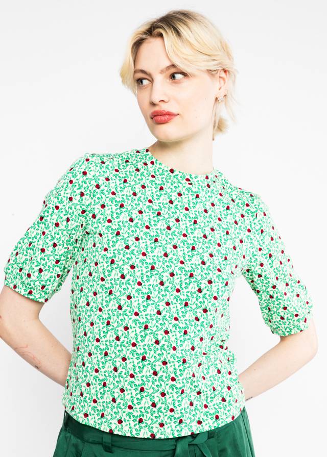 T-Shirt Gracious Gretchen - Leafy Ladybug von Blutsgeschwister